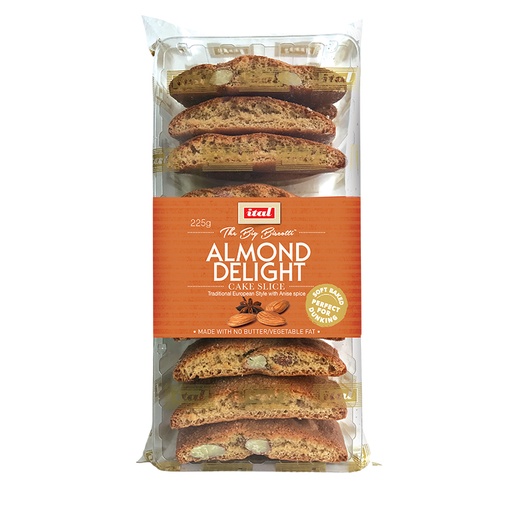 [ITABISALMCAK] ital biscuit almond delight cake 10x225g*[B]