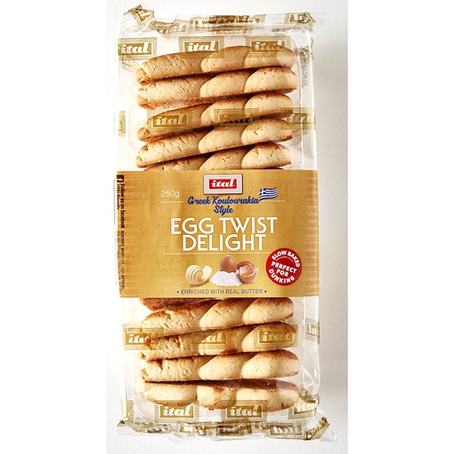 [ITABISEGGTWI] ital biscuit egg twist 12x250g* [B]