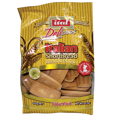 [ITABISSHOITA10X450] ital biscuit italian shortbread 10x450g* [B]