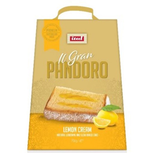 [ITAPANLEM800-B] Ital- Pandoro Gold w Lemon Cream (gift box) 800g x6* (SI-PAND8L.R)