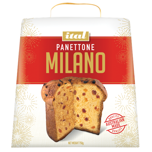 [ITAPANMIL750-B] Ital- Panettone Milano Xmas (box) 750g x 12* (SI-PAM)