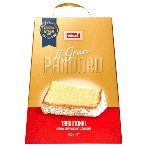 [ITAPANTRA750-B] Ital- Pandoro Gold Traditional (box) 750g x6* (SI-G.PAND.R)