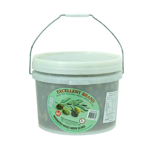 [KEBOLIMEDMIX7435-U] Kebia- Marinated Med. Mix Olives 7kg