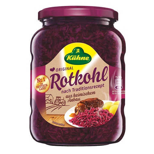 [KUHCABRED650-B] Kuhne- Cabbage Red 12x720ml (46091)