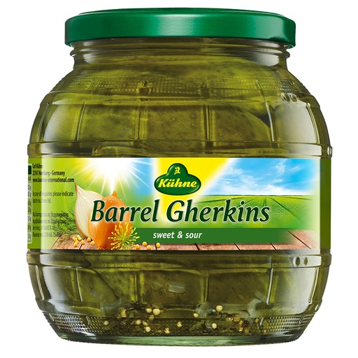 [KUHPICBAR1062-B] Kuhne- Barrel Pickles 6x1062ml (40560)