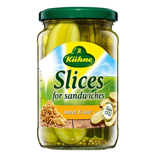 [KUHSANSLI330-B] Kuhne- Sandwich Slices 6x330ml (40105)