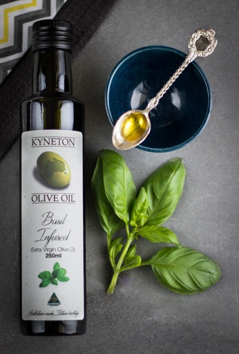 [KYNBAS250] kyneton olive oil basil agrumato EVO 6 x 250ml [B]