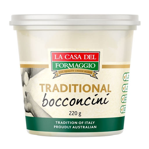 [LACASBOC220-B] La Casa- Bocconcini Traditional 6 x 220g