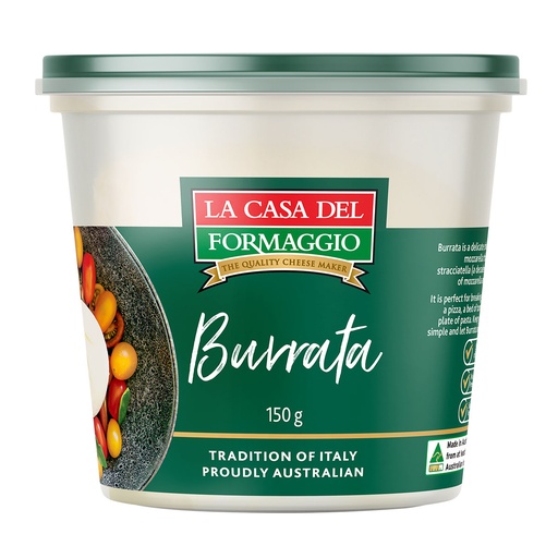 [LACASBUR150] la casa burrata 6 x 150g [B]