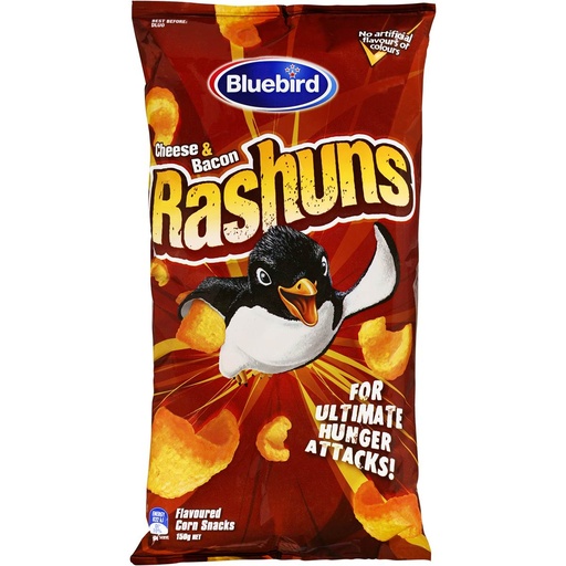 [MARCHETTI150620-B] Bluebird- Rashuns Snack Corn 16 x 150gm *