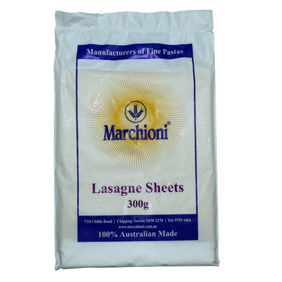 [MARLASSHERET300-B] Marchioni- Lasagne Sheets Retail 22 x 300g