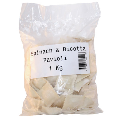 [MARRAVSPIRIC1] marchioni ravioli spin & ric 8 x 1kg [B]