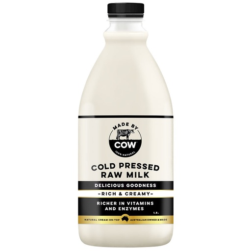 [MBCJERMIL1.5-B] Made By Cow- Jersey Raw Milk 6 x 1.5Lt