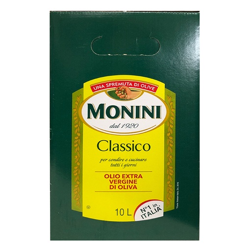 [MONOILEXVIRCLA10-U] Monini- Olive Oil Extra Virgin Classic 10L