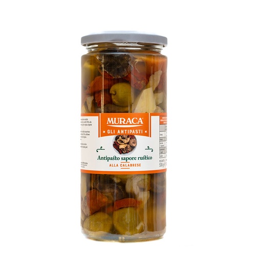 [MURANTMIX530-B] Muraca- Antipasto Sapore Rustico Mixed 6 x 530g