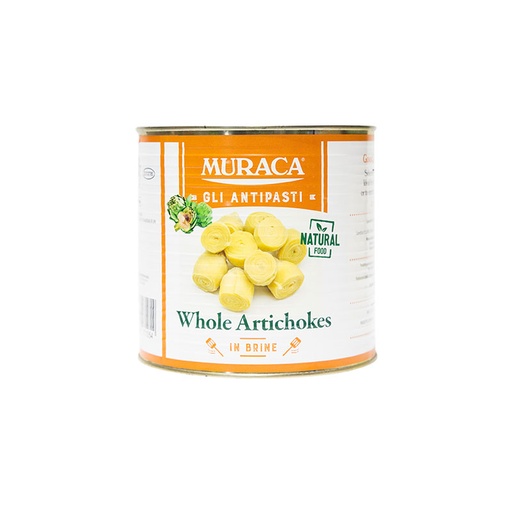 [MURARTWHOBRI] muraca artichokes whole brine 2.650kg[U]