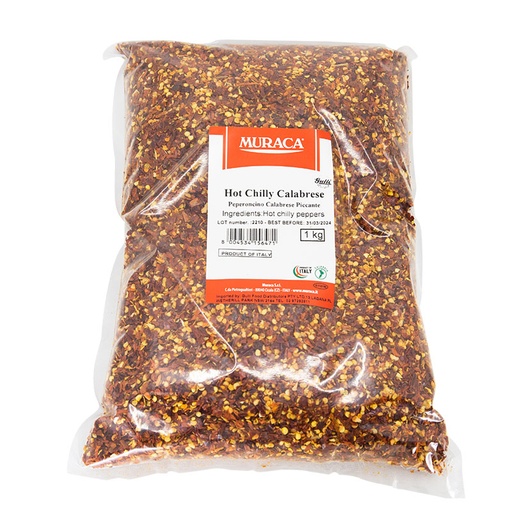 [MURCHIFLACAL1-U] Muraca- Chilli Flakes Calabrese 1kg
