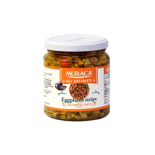[MUREGGSTR280-B] Muraca- Eggplant Strips 12 x 280g