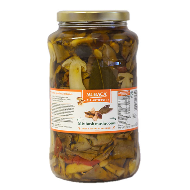 Muraca- Mushrooms Mixed 3.1kg | Gulli Food Distributors
