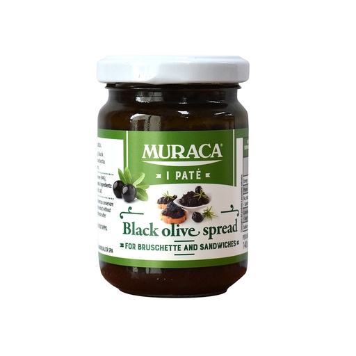 [MUROLIBLASPR140-B] Muraca- Black Olive Spread 15 x 140g
