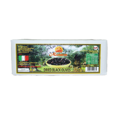 [MUROLIDRIBLA5-B] Muraca- Olives Dried Black 5kg