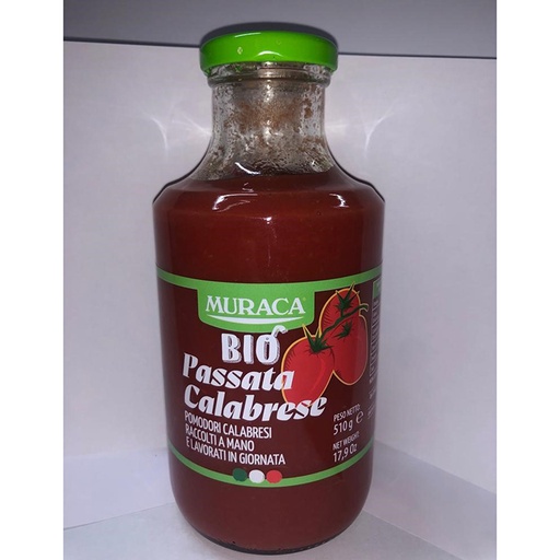 [MURPASORG500-B] Muraca- Passata Di Pomodoro Organic Sauce 6 x 500ml