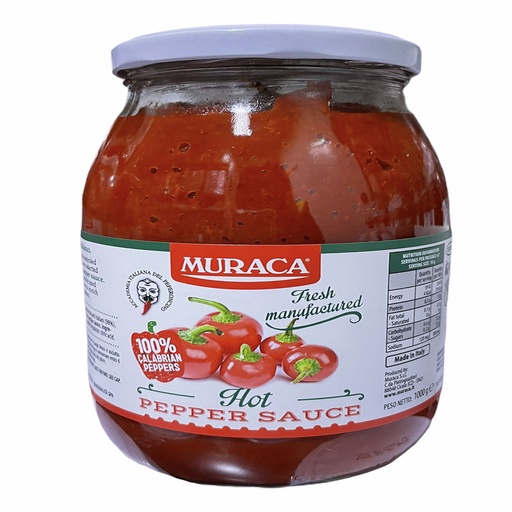 [MURPEPSAUHOT1-B] Muraca- Pepper Sauce Hot 6 x 1kg