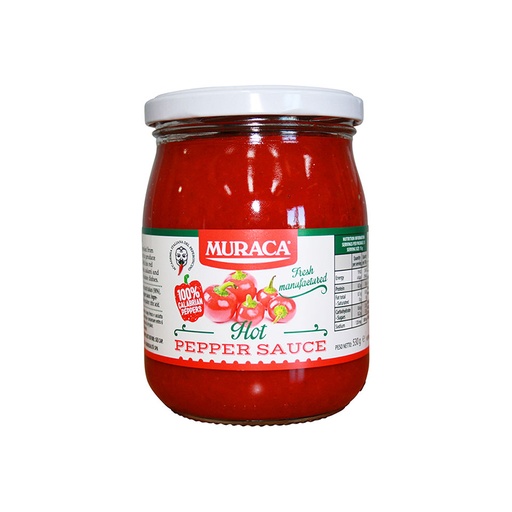 [MURPEPSAUHOT530-B] Muraca- Pepper Sauce Hot 6 x 530g