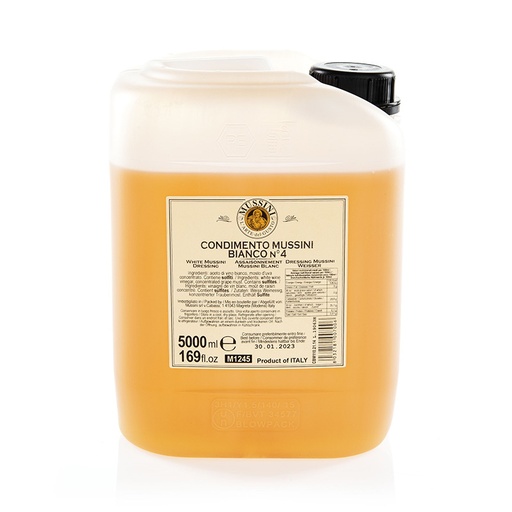 [MUSCONWHI5-U] Mussini- White Balsamic No4 5L (M1245CI)