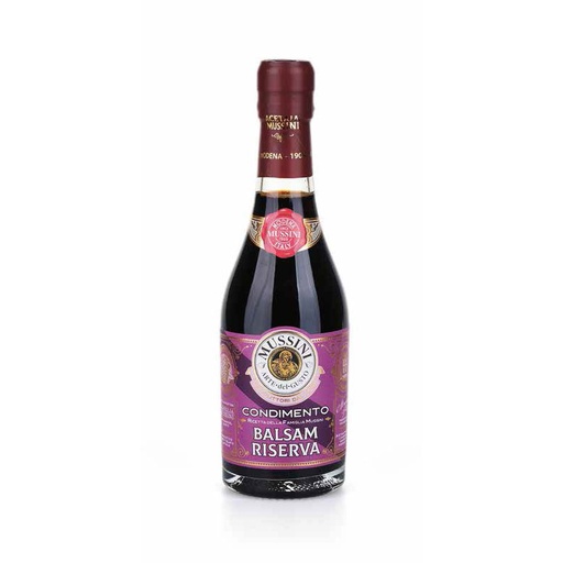 [MUSVINFM2270-B] Mussini- Balsamic Riserva Vinegar 6x250ml (FM2270)