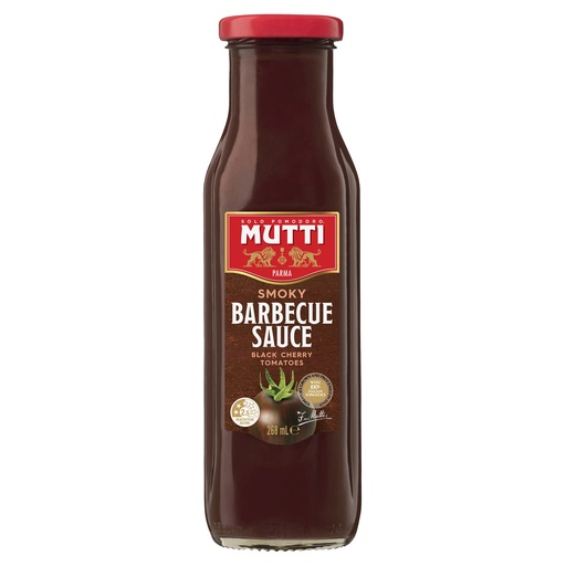 [MUTKETBBQ-B] Mutti- Barbeque Sauce Smokey 6 x 268ml