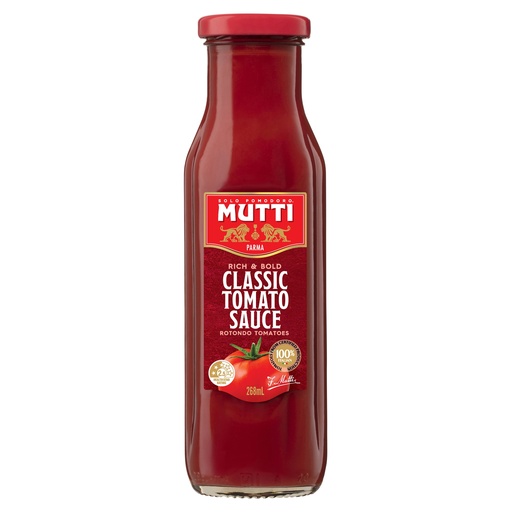 [MUTKETCLA-B] Mutti- Tomato Ketchup Classic 300g x6