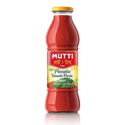 [MUTPASBAS6X700-B] Mutti- Passata With Basil 6 x 700ml