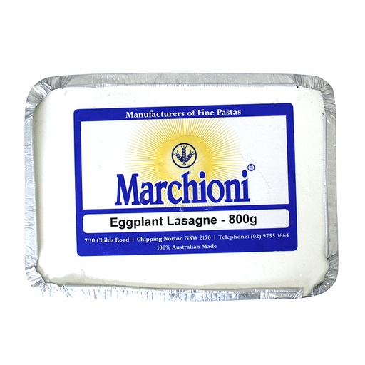 [MARLASEGGFRO800-B] Marchioni- Lasagne Eggplant 10x800g*