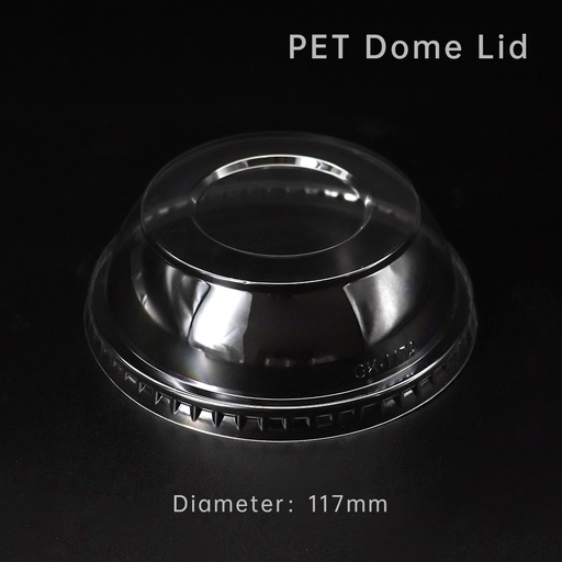 [XSLIDDEL117-B] Pet 117mm Deli Dome Lid 10x50Pcs
