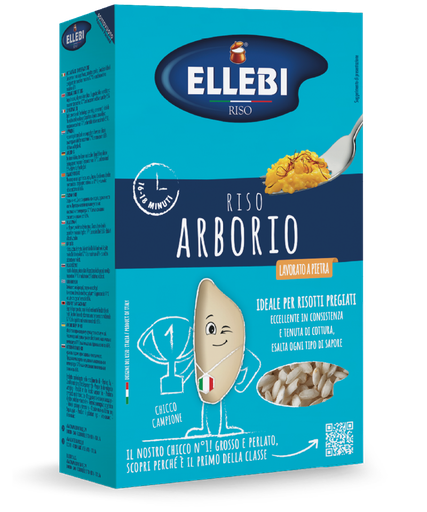 [ELLARBRIC1KG] ELLEBI ARBORIO RICE 6 X 1KG