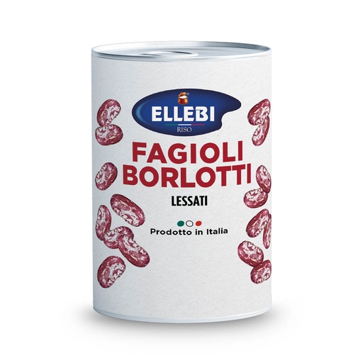 [ELLBOR400-B] Ellebi- Beans Borlotti 12 x 400g