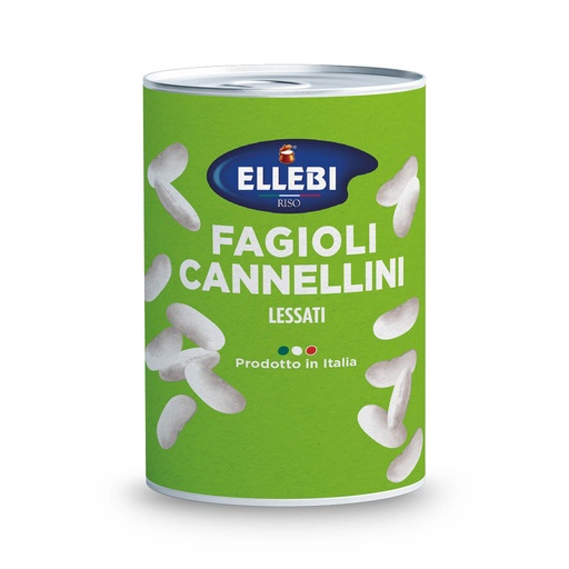 [ELLCAN400] ELLEBI CANNELINI BEANS 12 X 400G