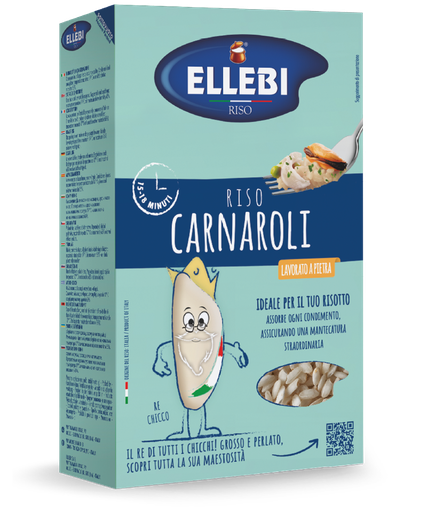 [ELLRICCARN1KG-B] Ellebi- Rice Carnaroli 6 x 1kg