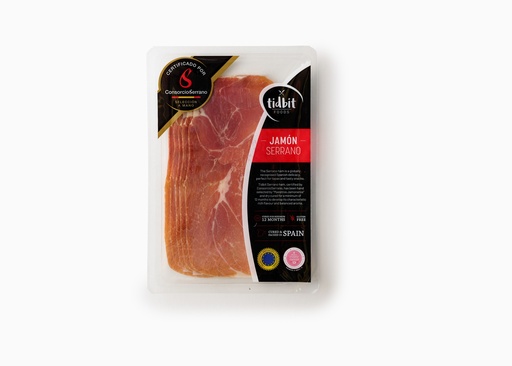 [TIDJAMSER-B] Tidbit- Spanish Jamon Serrano Consorcio 12 x 80gm