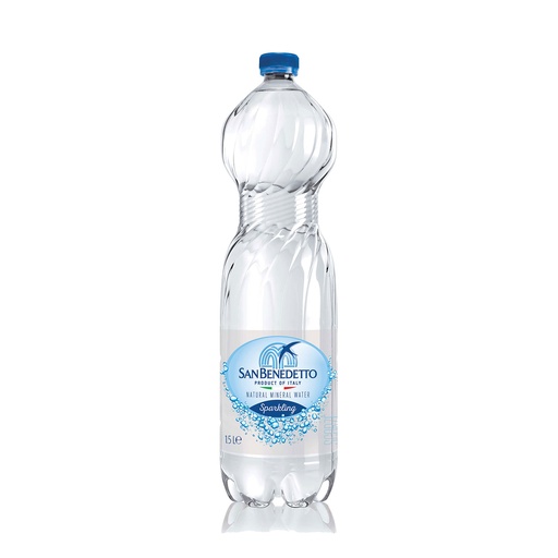 [SBMWF15PET-B] San Benedetto- SPARKLING Water PET 6x1.5L*   16026 
