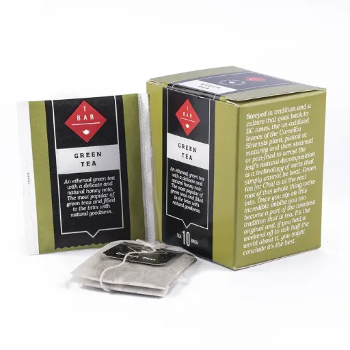 [TBAR3000203-B] T BAR- Green Tea Bags 2G x 10 (6)