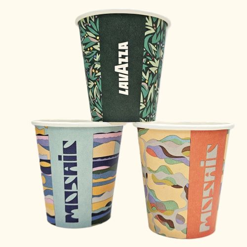 [LVZMOS12OZ-B] Lavazza- Mosaic SW 12oz (90mm) Cups x 1000