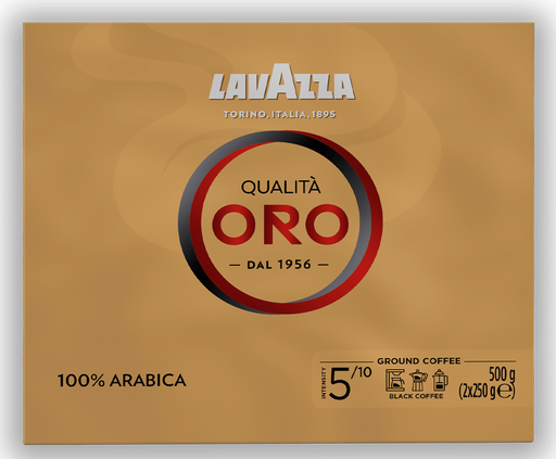 [LVZORO-2062BB-B] Lavazza- Coffee Ground Qualita Oro 2x250g (10Pk)