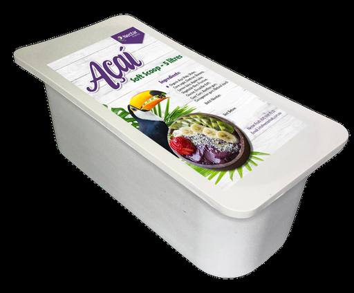 [NECACAISS-B] Soft Scoop Acai 5Lt x 3