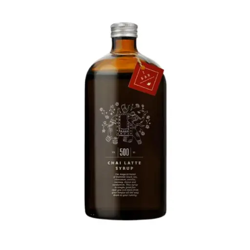 [TBAR3000166-B] T BAR- Chai Latte Syrup 500ml x 4