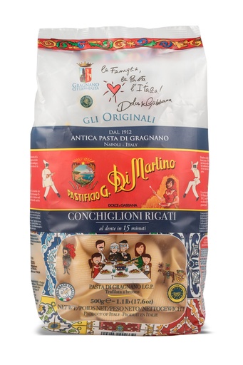 [PDMRETCON500-B] Di Martino- Dolce & Gabbana Conchiglioni 6x500g