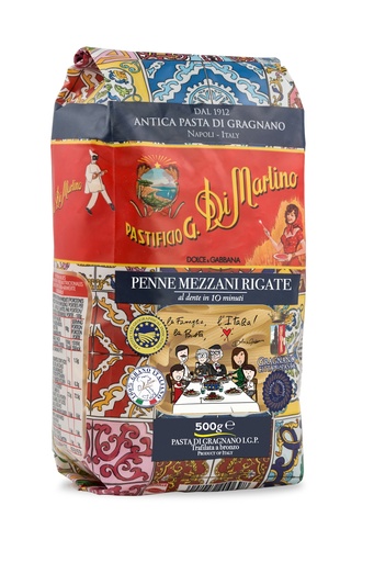 [PDMRETPENN500-B] Di Martino- Dolce & Gabbana Penne Mezz.Rigate 12x500g