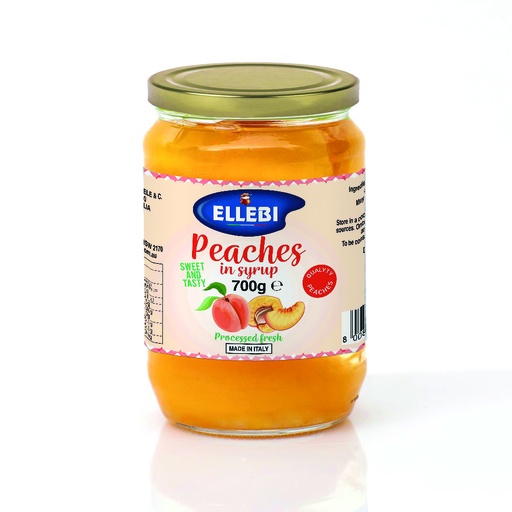 [ELPEACH700-B] Ellebi- Peaches In Jar 6x700g