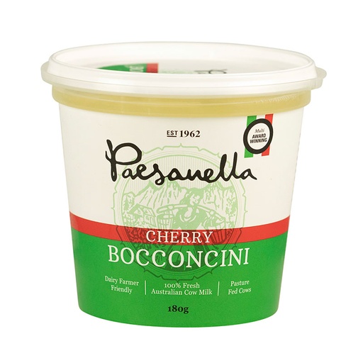 [PAECHEBOC180-B] Paesanella- Cherry Bocconcini 180g x 9